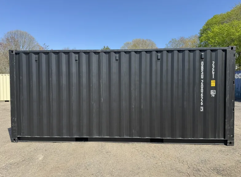 20 x 8 New Black Shipping / Storage Container - Image 4