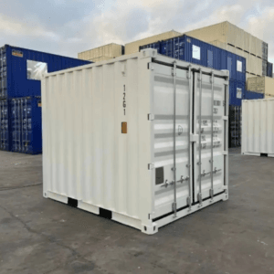 10 ft High Cube Shipping Containers White 